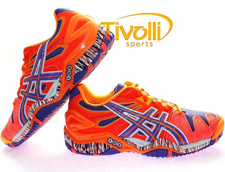 ASICS GEL-RESOLUTION X WIDEオレンジ Asics Gel-Resolution X Mens Wide (2E) Greyish Purple/Nova Orange