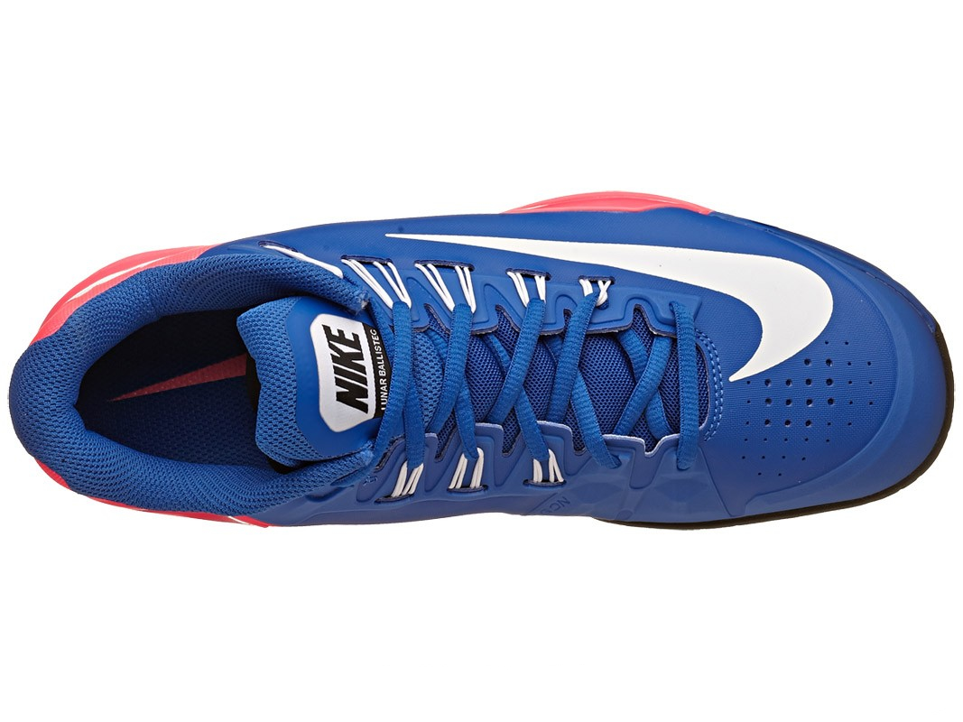 Raquete Mania - > Tênis Nike > Lunar Ballistec Azul, Branco e Salmão #