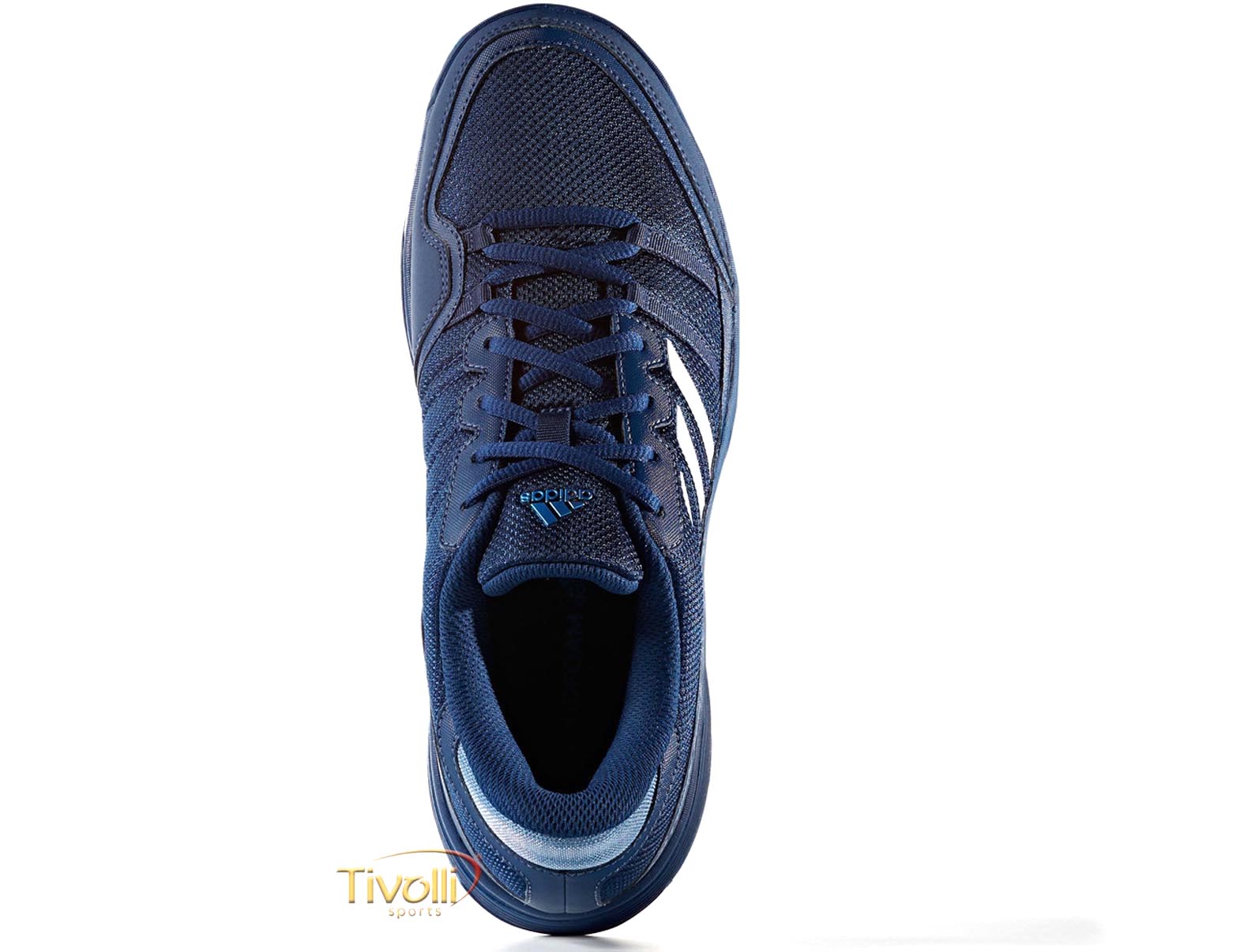 Raquete Mania - > Tênis Adidas Barricade Court > azul marinho e branco
